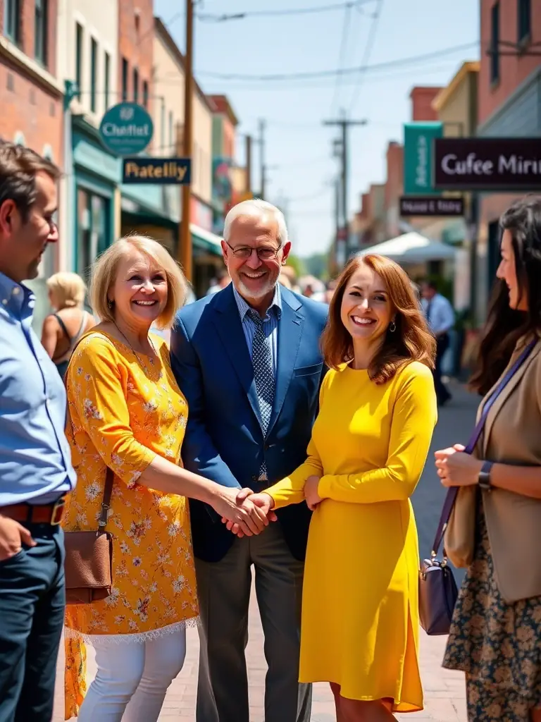 A photo of the Northern Neck Foundation team collaborating with local businesses to promote and revive Northern Neck Ginger Ale.