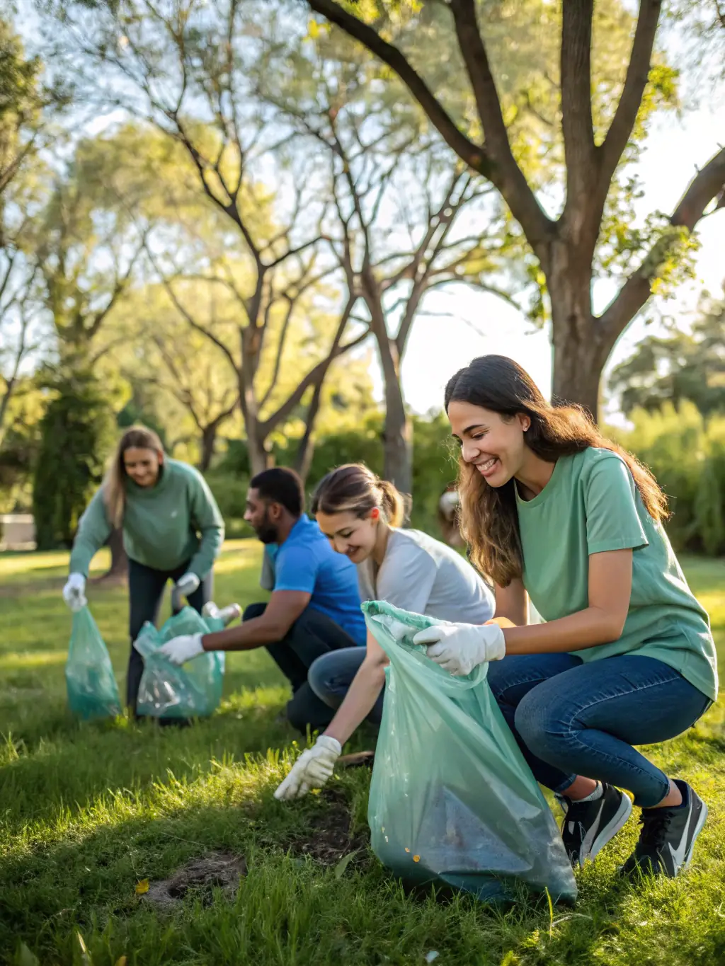 A photo of volunteers cleaning up a historical site in the Northern Neck region, emphasizing the foundation's commitment to preserving local heritage.